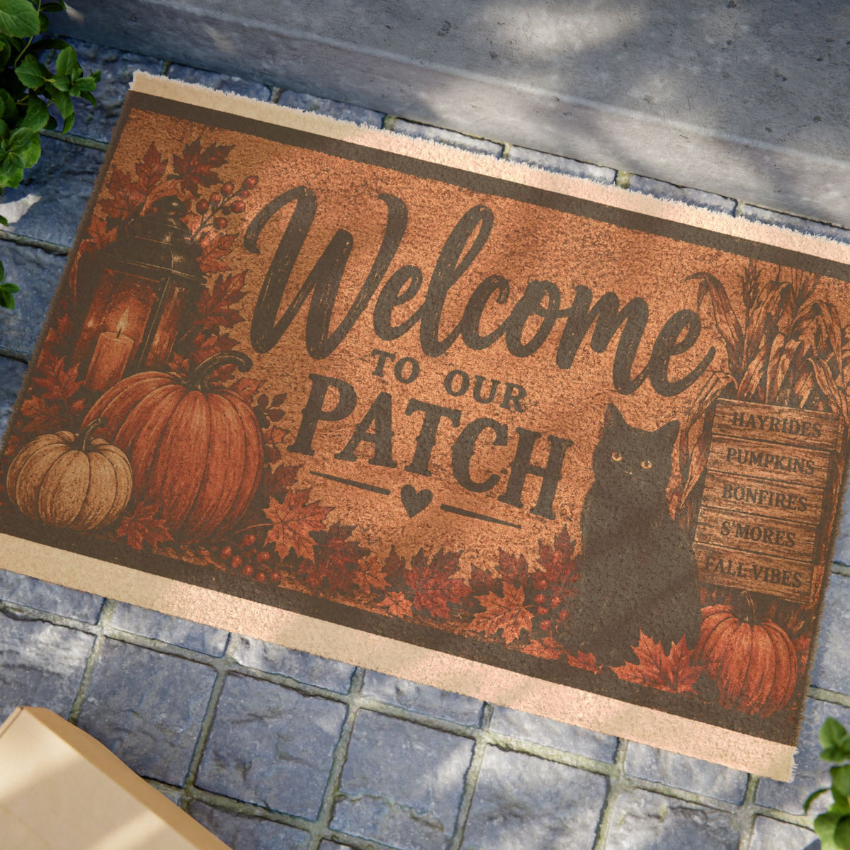 Welcome to Our Patch Doormat