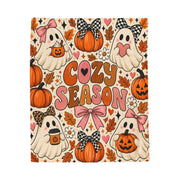 Cozy Season Halloween Plush Blanket