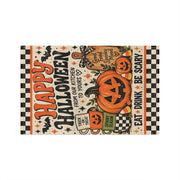 Happy Halloween Retro Kitchen Tea Towel