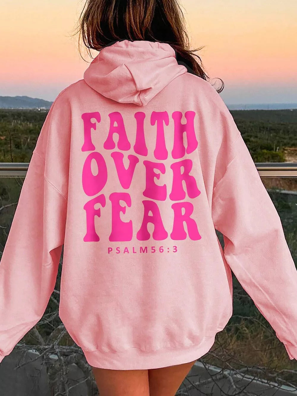 Faith Over Fear Graphic Hoodie